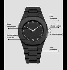 Black Arabic Aura watch MOST DEMANDING MODEL