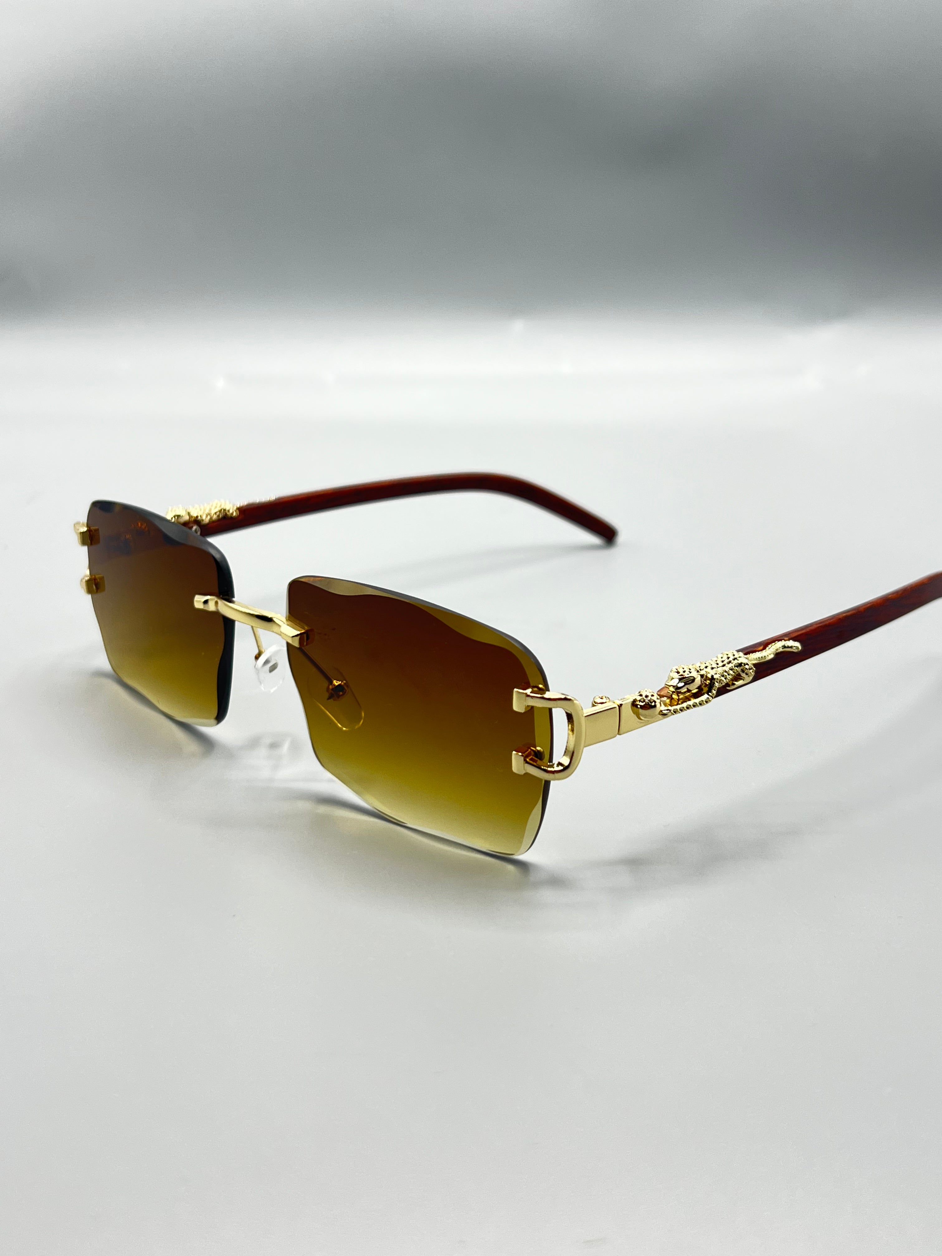 Jaguar Sunglasses With Side Cuts.