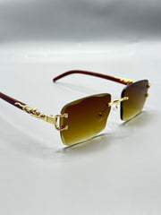Jaguar Sunglasses With Side Cuts.